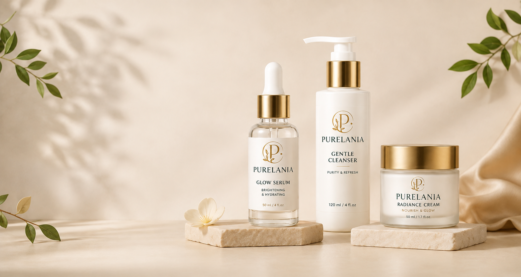 Purelania skincare collection